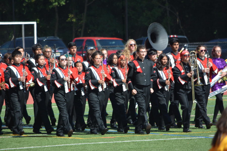 Morris Hills Marching Band Assembly